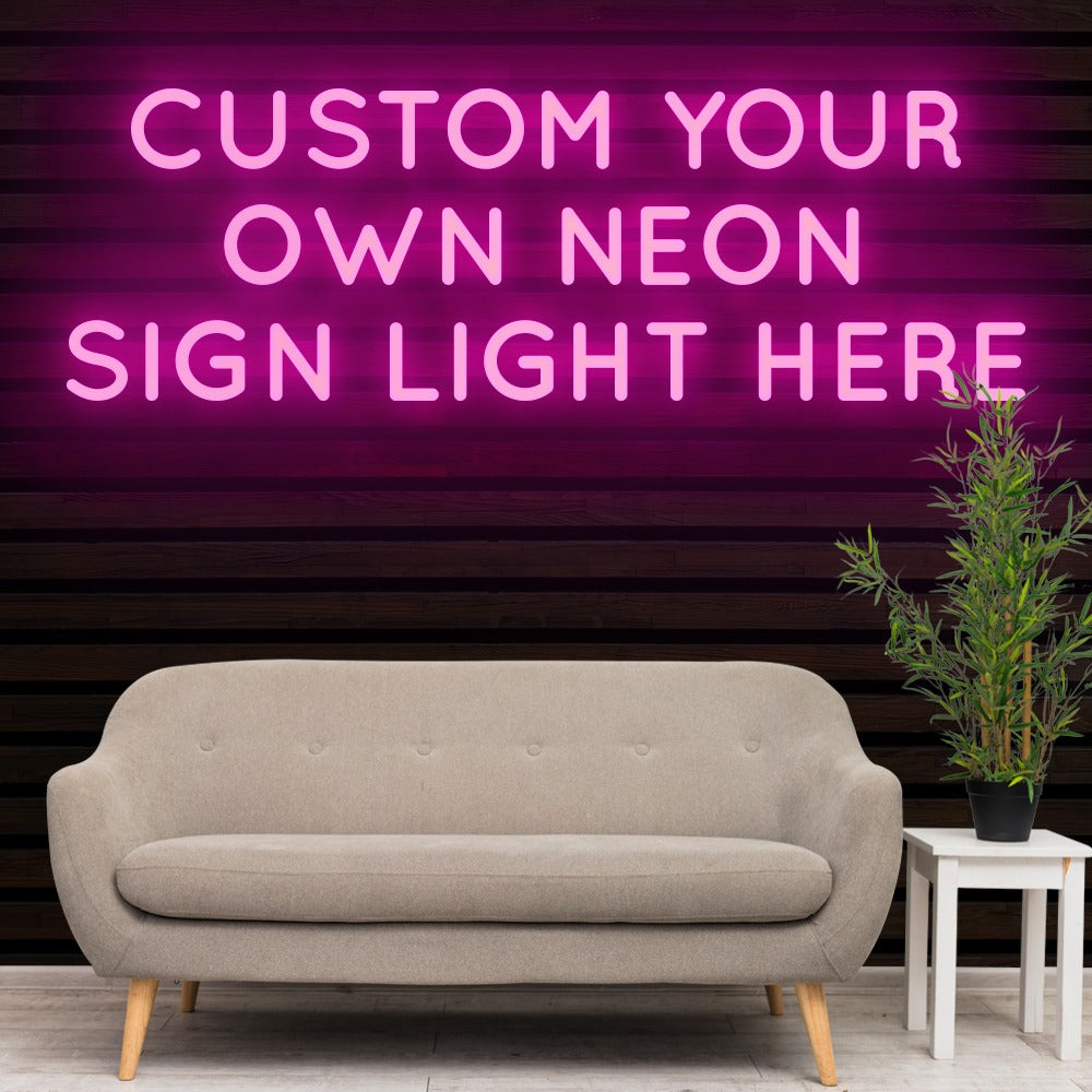 Custom Neon Sign Light - Illuminate Your Ideas with Personalized