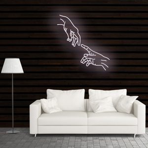 Hand Of God Neon Sign Light