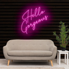 Hello Gorgeous Neon Sign Light