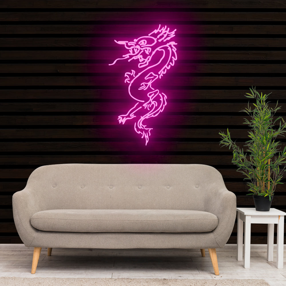 ANGRY DRAGON Neon Sign Light