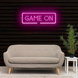 GAME ON Neon Sign Light