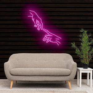 Hand Of God Neon Sign Light