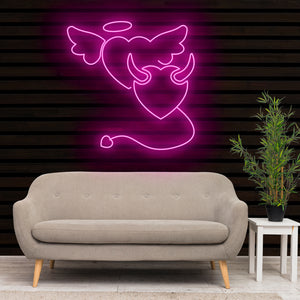 ANGEL & DEVIL Neon Sign Light