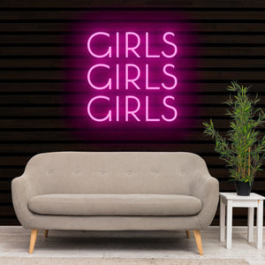 GIRLS Neon Sign Light