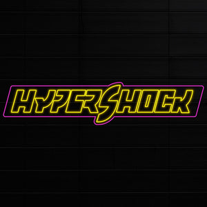 HyperShock neon sign