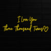 I love you three thousand times